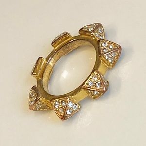 BCBG Max Azria Sparkle Spike Ring